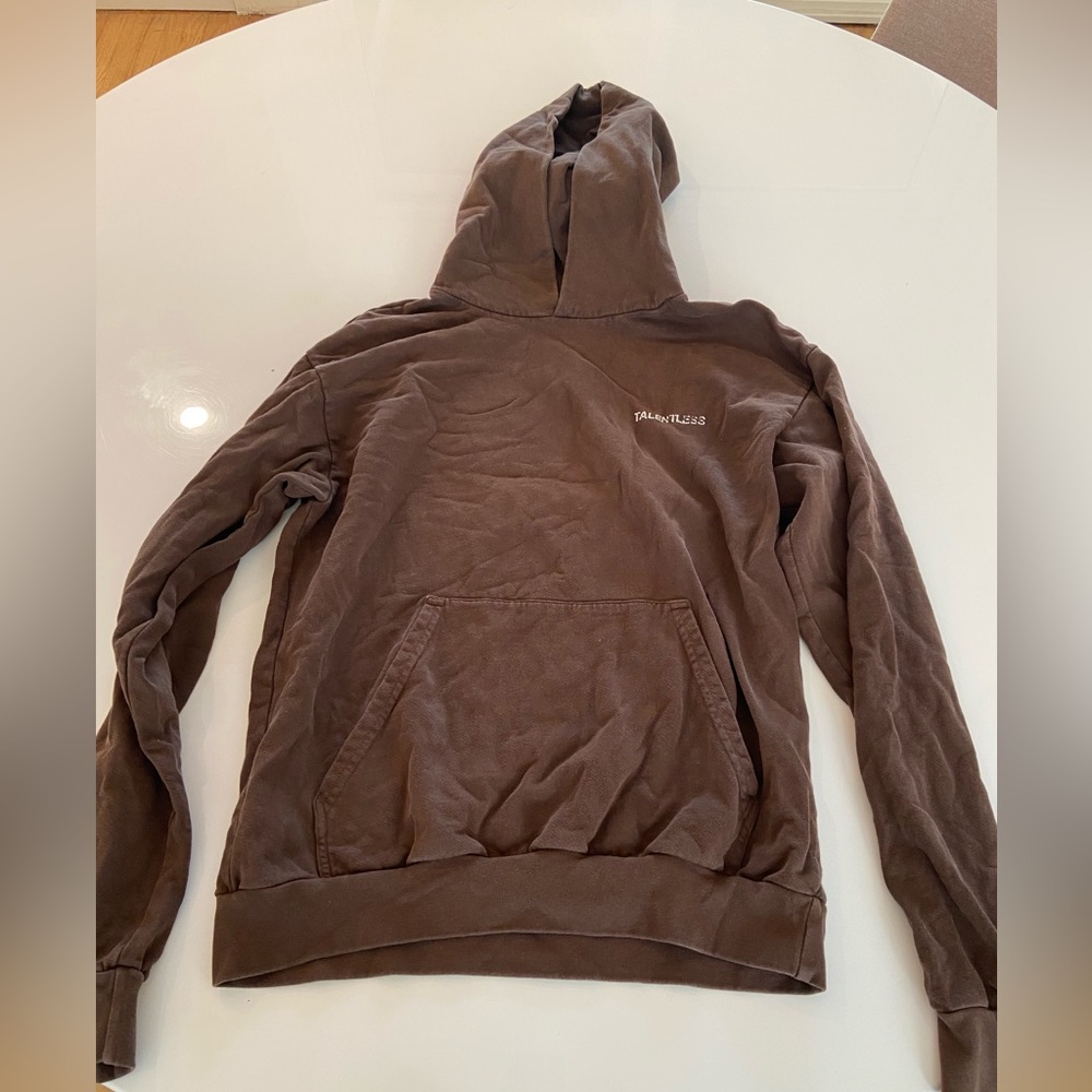 Brown talentless hoodie